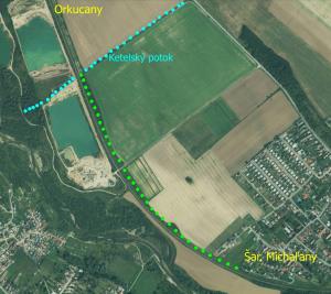 Úsek Ketelský potok - Mlynská ulica